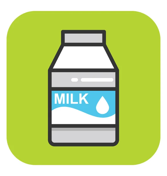 Mjölk Pack Vector ikonen — Stock vektor