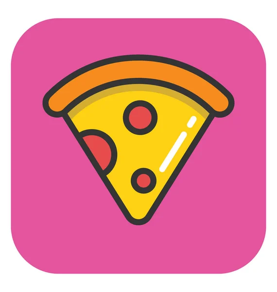 Εικονίδιο φορέα πίτσα — Διανυσματικό Αρχείο