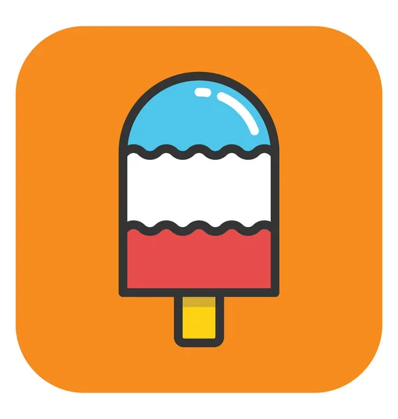 Popsicle vector pictogram — Stockvector