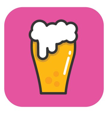 bira kupa vektör simgesi