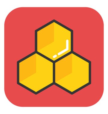 Petek vektör simgesi