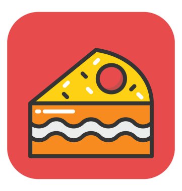 Tatlı vektör simgesi