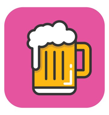 bira kupa vektör simgesi