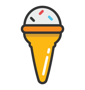 dondurma vektör simgesi