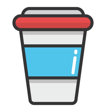 kahve fincanı vektör simgesi