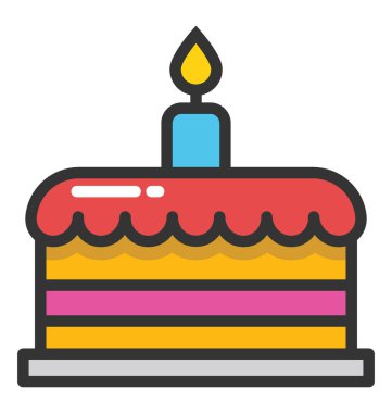 Pasta vektör simgesi