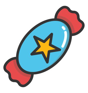 Şekerleme vektör simgesi