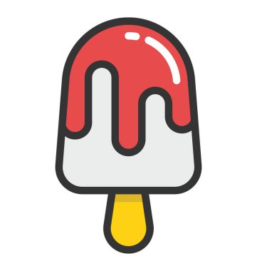 Buzlu şeker vektör simgesi