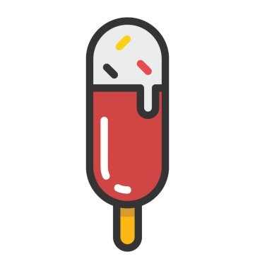 dondurma vektör simgesi