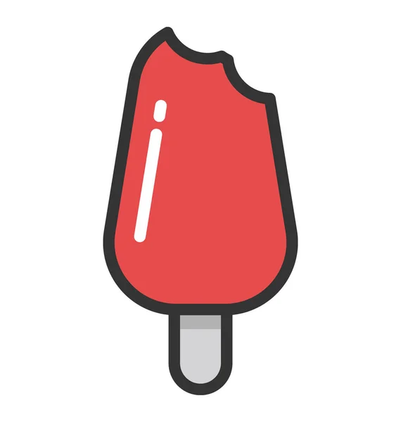 Popsicle Vector Icon — Stock Vector