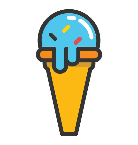 Векторна іконка морозива — стоковий вектор