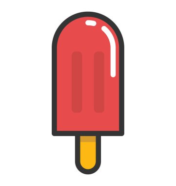 Buzlu şeker vektör simgesi