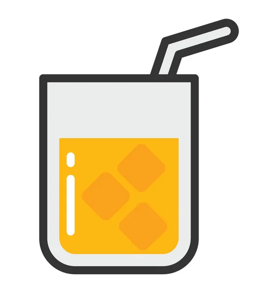 Icône vectorielle boisson froide — Image vectorielle