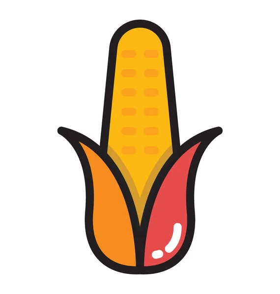 Corn Vector Icon — Stock Vector