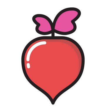 Şalgam vektör simgesi