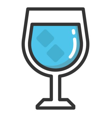 Kokteyl vektör simgesi