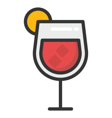 Kokteyl vektör simgesi