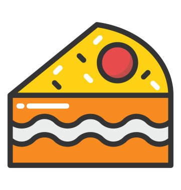 Tatlı vektör simgesi