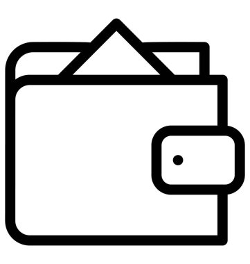 m-cüzdan vektör simgesi