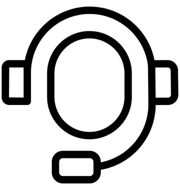 Müşteri temsilcisi vektör simgesi