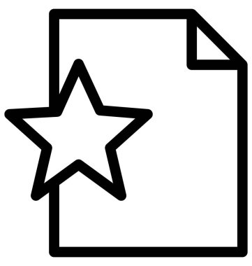 Sayfa sıralaması vektör simgesi