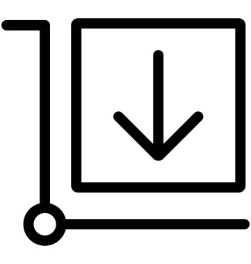 Dağıtım paket vektör simgesi