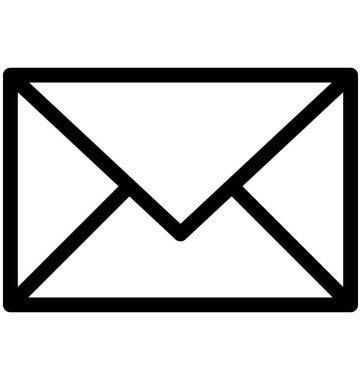 Zarf vektör simgesi