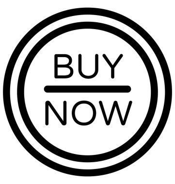 Şimdi vektör simge satın