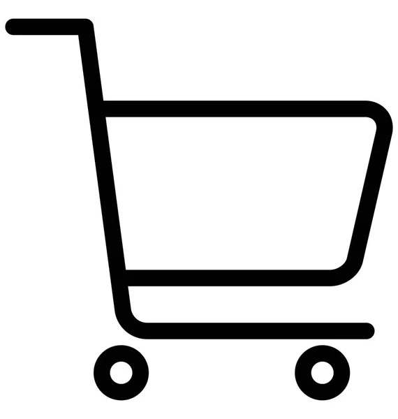 Trolley Vector Icono — Vector de stock