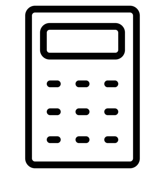 Calculator Vector Icon — Stock Vector