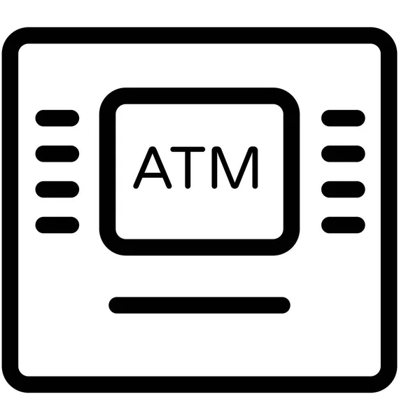 ATMベクトルアイコン — ストックベクタ