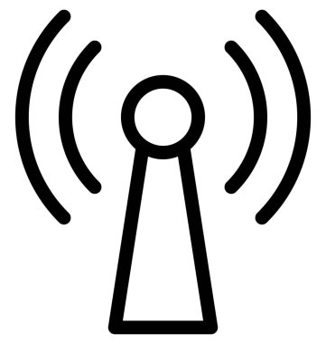 WiFi anten vektör simgesi