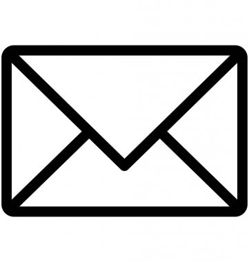 Zarf vektör simgesi