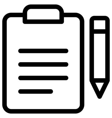 Denetim listesi vektör simgesi