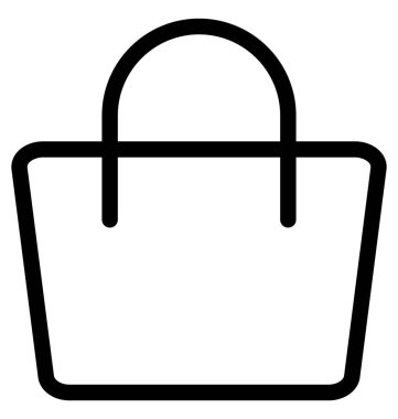 çanta vektör simgesi