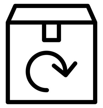 Gönderen vektör simgesine dönmek