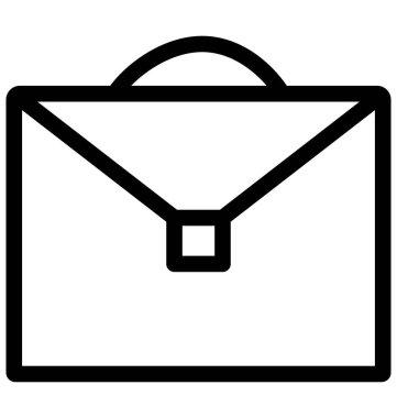 Evrak çantası vektör simgesi