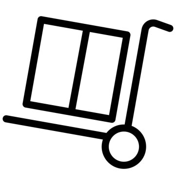 Sepeti vektör simgesi itmek