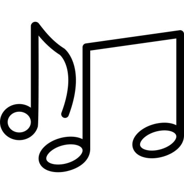 müzik vektör simgesi