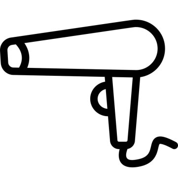 saç kurutma makinesi vektör simgesi