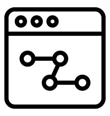 paylaşımcı satır vektörü simgesi