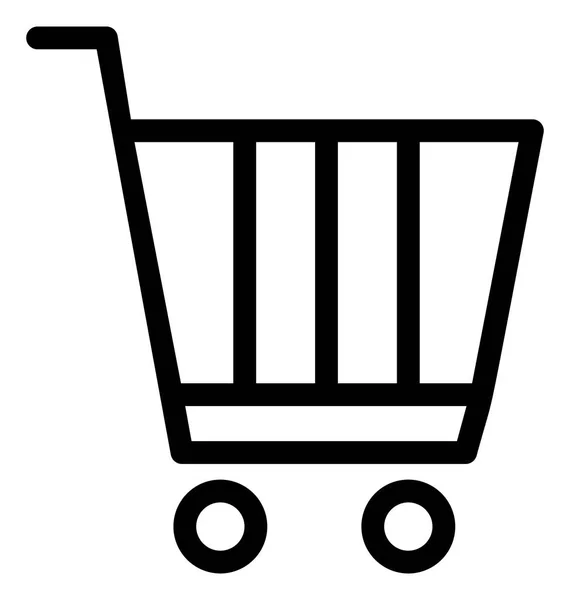 Trolley-Vektor-Symbol — Stockvektor