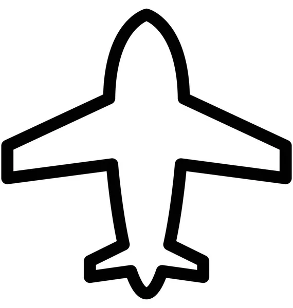 Icono de vector de avión — Vector de stock