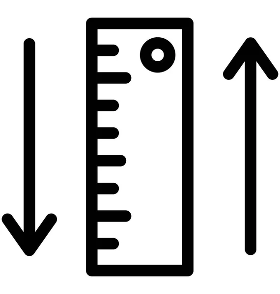 Fahrenheit ölçek vektör simgesi — Stok Vektör