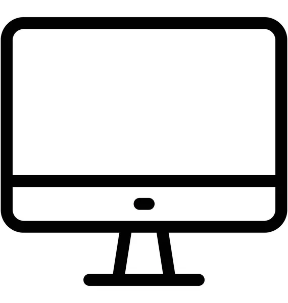Vektorové ikonu monitoru — Stockový vektor