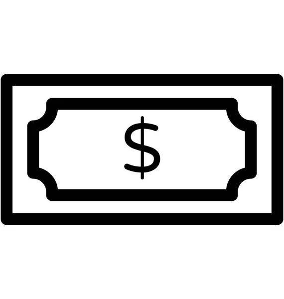 Δολάριο εικονίδιο του φορέα — Διανυσματικό Αρχείο