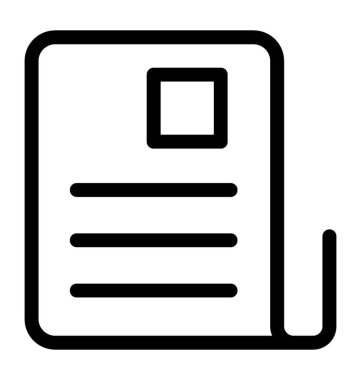 Uygulama satır vektör simgesi