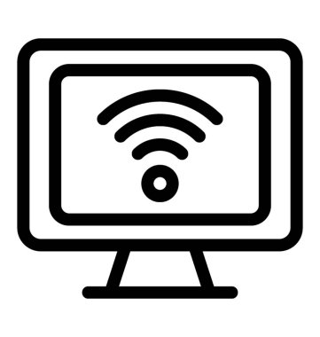 Sinyalleri satırı vektör simgesi