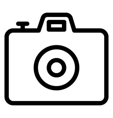 kamera hattı vektör simgesi
