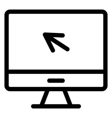 İşaretçi çizgi vektör simge